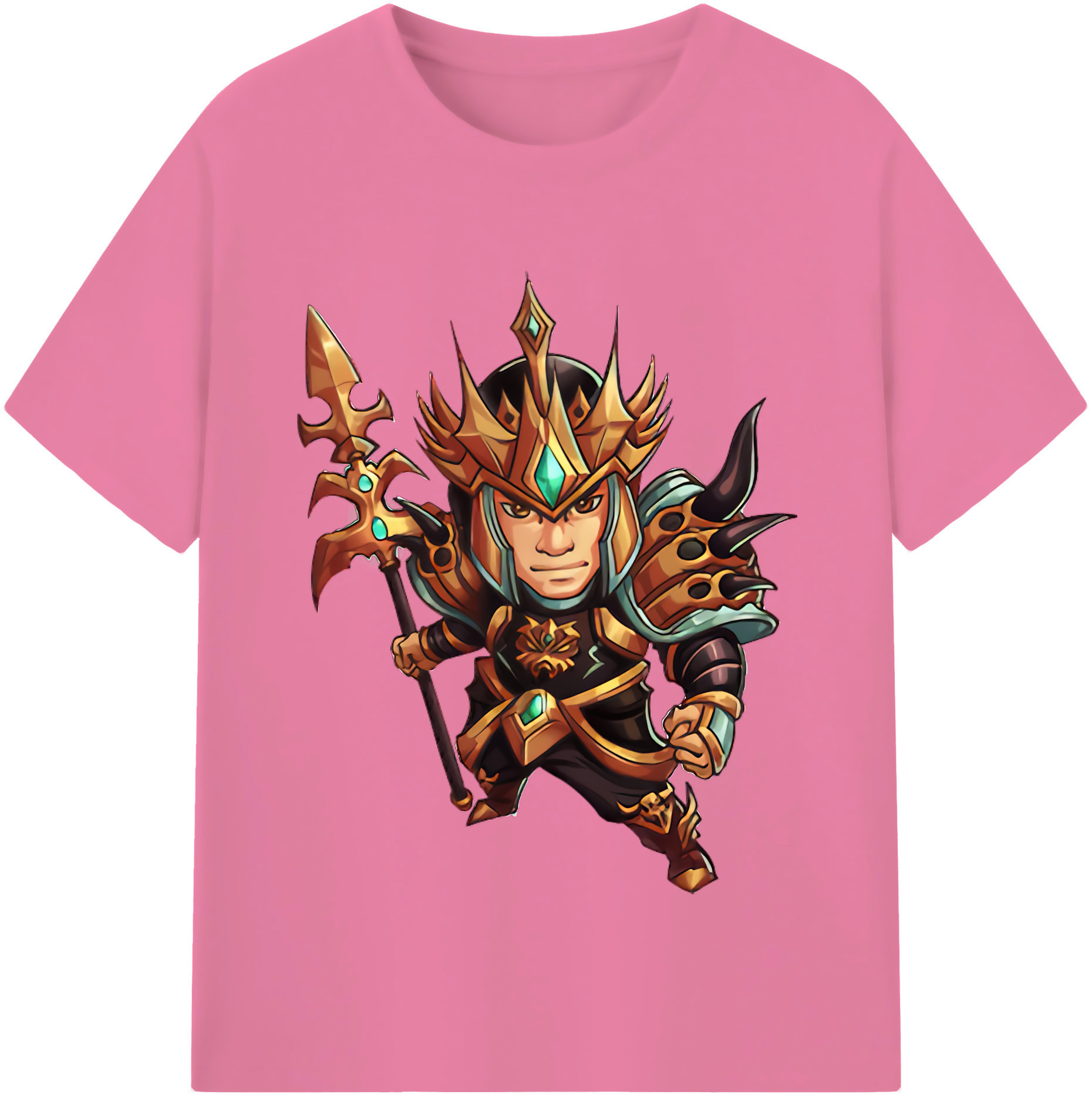 リーグ・オブ・レジェンド League of Legends LOL 綿100％半袖Tシャツ（フロントプリント）